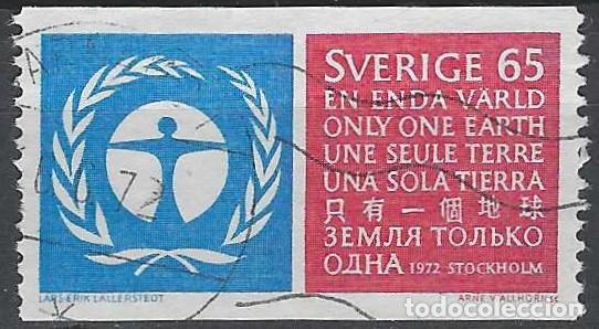 Sellos: SUECIA 1972 - MEDIO AMBIENTE - USADO