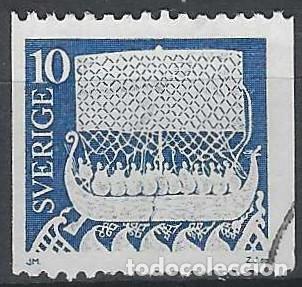 Timbres: SUECIA 1973 - DRAKKAR VIKINGO - USADO