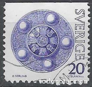Francobolli: SUECIA 1975 - HALLAZGOS ARQUEOL&Oacute;GICOS - USADO