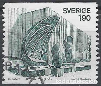 Francobolli: SUECIA 1976 - ARTE, ESCULTURA - USADO
