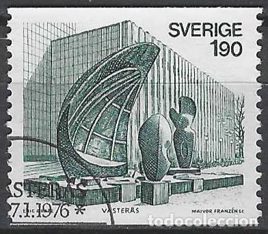 Francobolli: SUECIA 1976 - ARTE, ESCULTURA - USADO