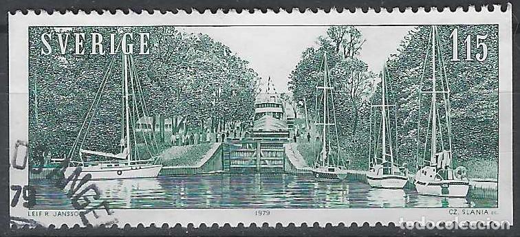 Timbres: SUECIA 1979 - TURISMO, EL CANAL G&Ouml;TA - USADO