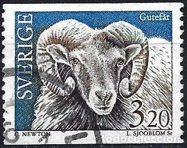 Sellos: Suecia 1994 - Mi 1806 - YT 1786 - Fauna : Oveja