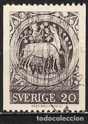 Sellos: Suecia 1970 - Mi 665 C - YT 650 - Pintura religiosa : San Esteban
