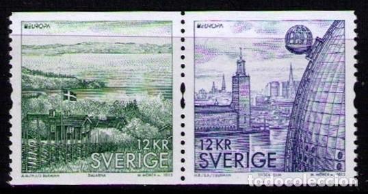 Sellos: SUECIA 2012 - EUROPA - TEMA EUROPA - YVERT 2834/2835**