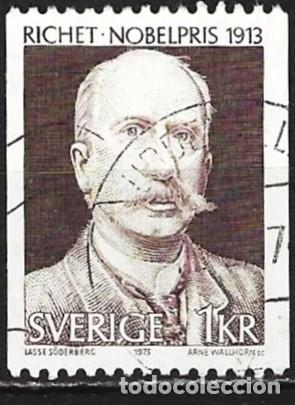 Sellos: Suecia 1973 - Mi 834 - YT 813 - Charles Richet, premio Nobel