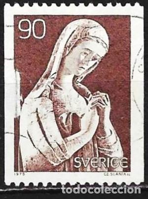 Sellos: Suecia 1975 - Mi 929 - YT 910 - Navidad : Luto por Mar&iacute;a
