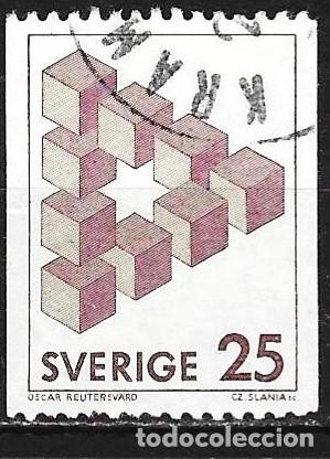 Sellos: Suecia 1982 - Mi 1182 - YT 1164 - El tri&aacute;ngulo imposible