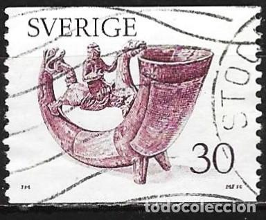 Sellos: Suecia 1976 - Mi 956x - YT 936 - Cuerno para beber