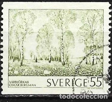 Sellos: Suecia 1973 - Mi 803 yA - YT 782 - Cuadro de Oskar Bergman
