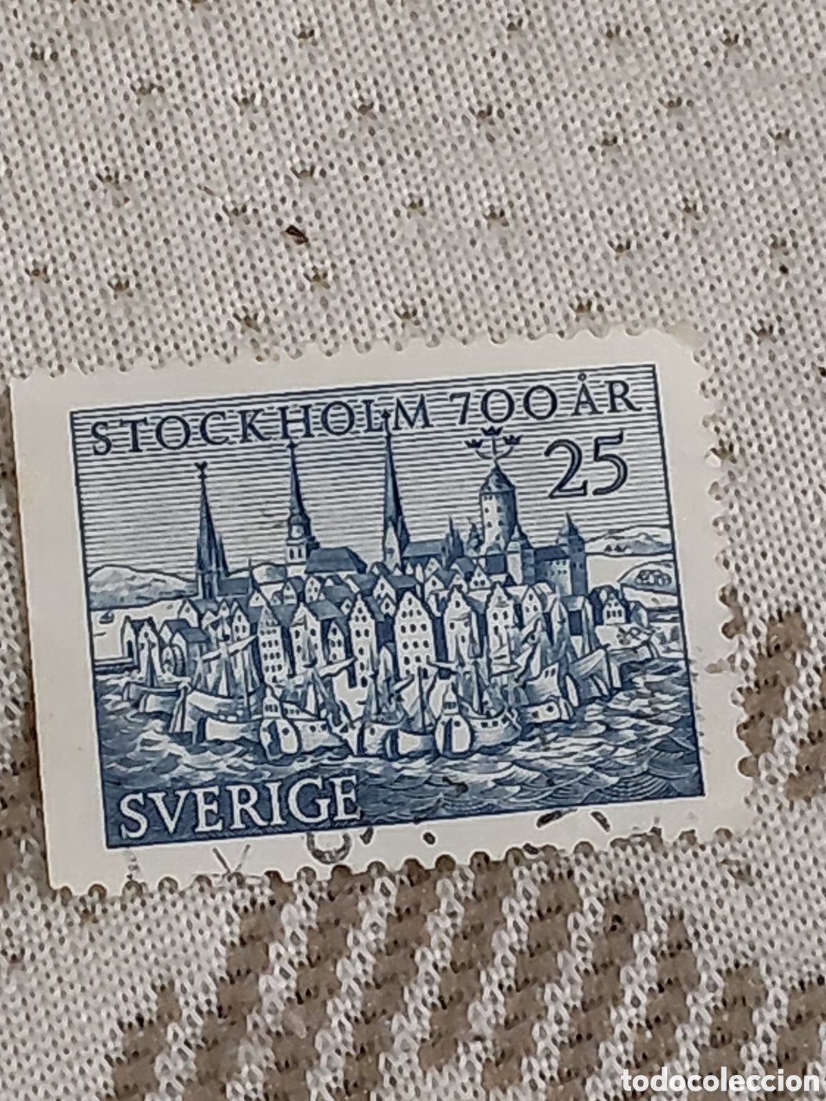 Sellos: Sello de Suecia 700 aniversario de Estocolmo 1953