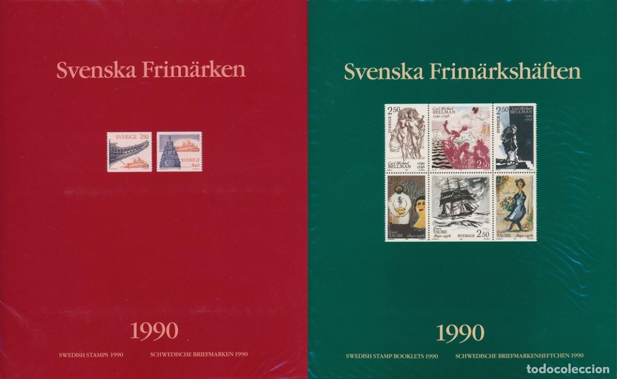 Sellos: Schwedische Briefmarken - Swedish Stamps - Svenska Frim&auml;rken 1990