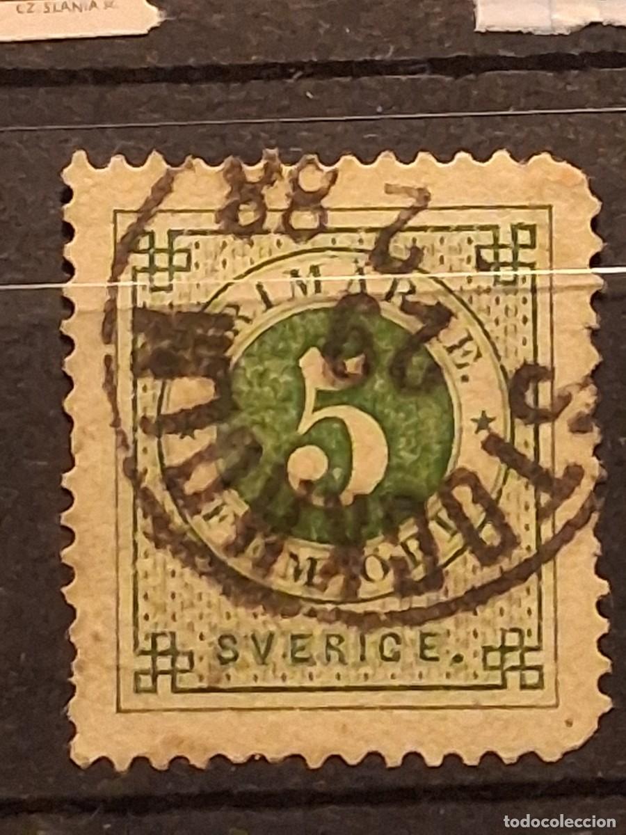 Sellos: SUECIA, 1886, CAT.YT.37.