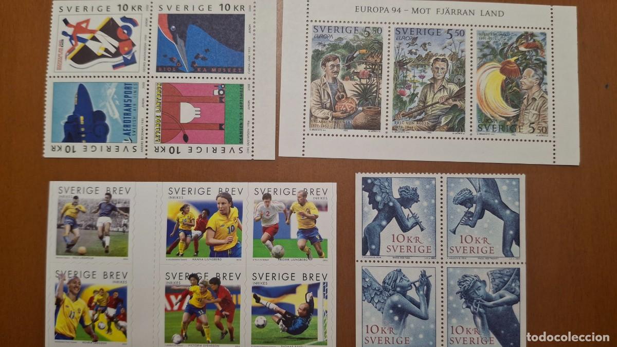 Stamps: HB100 HOJITAS BLOQUE de SUECIA en NUEVO ideal para tematicas (leer descripcion)