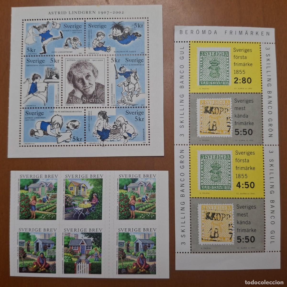 Stamps: HB101 HOJITAS BLOQUE de SUECIA en NUEVO ideal para tematicas (leer descripcion)