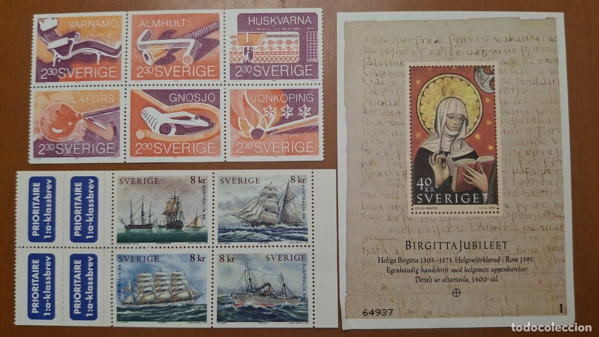 Stamps: HB102 HOJITAS BLOQUE de SUECIA en NUEVO ideal para tematicas (leer descripcion)
