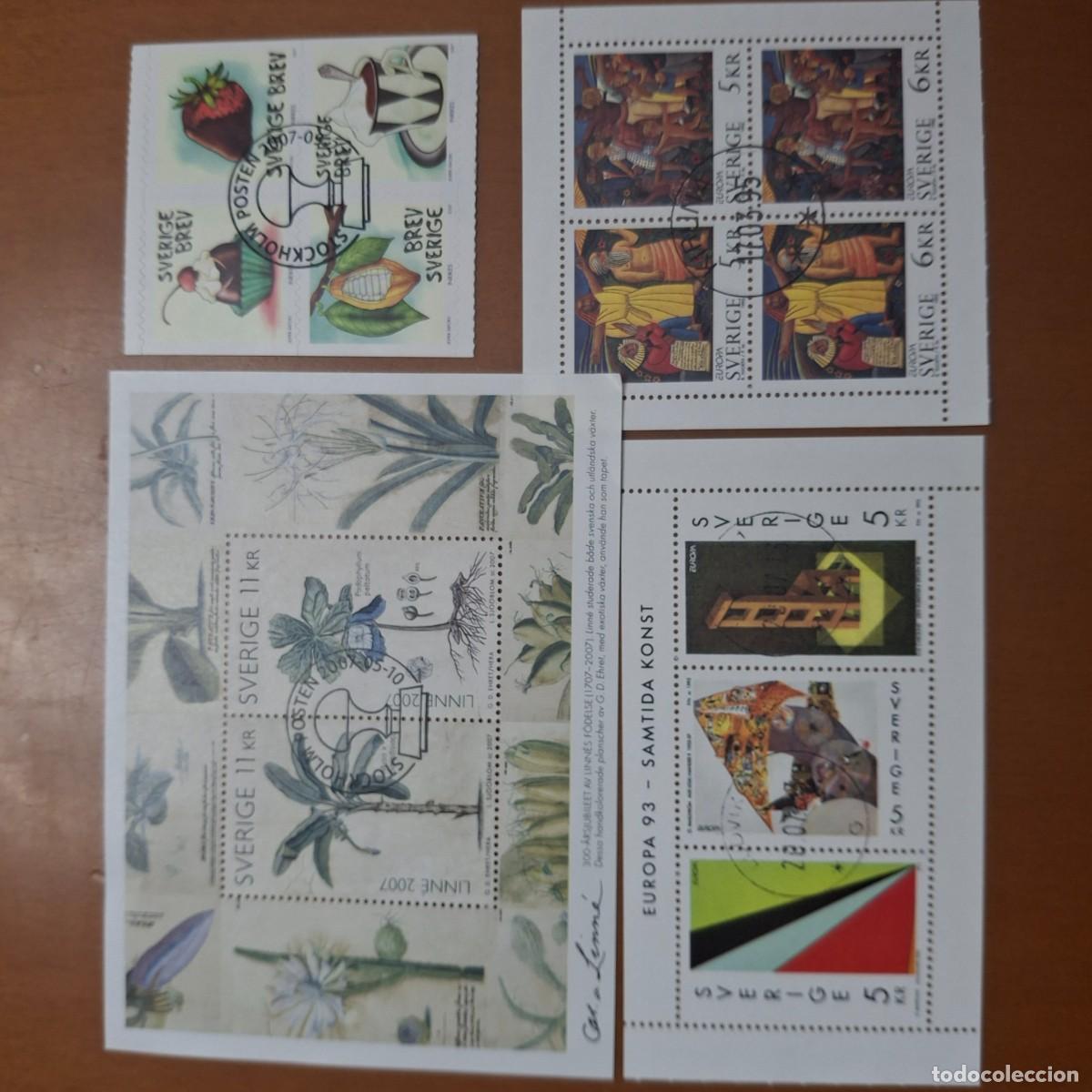 Stamps: HB108 HOJITAS BLOQUE de SUECIA en usado ideal para tematicas (leer descripcion)