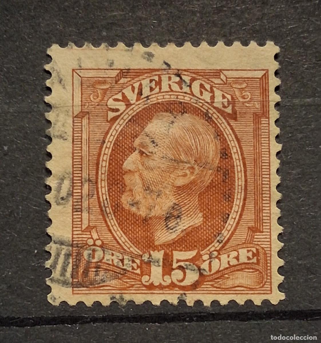 Sellos: SUECIA, 1896, CAT.YT.44.