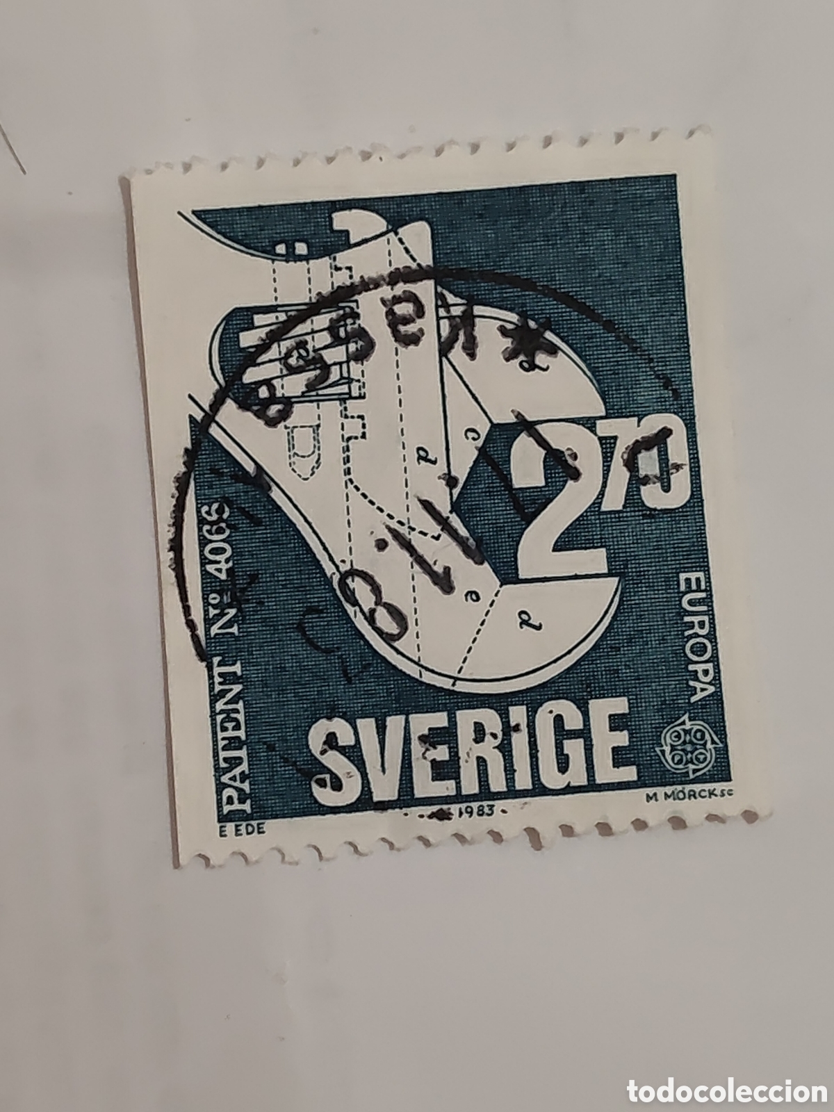 Timbres: Sello de Suecia invenciones europeas 1983