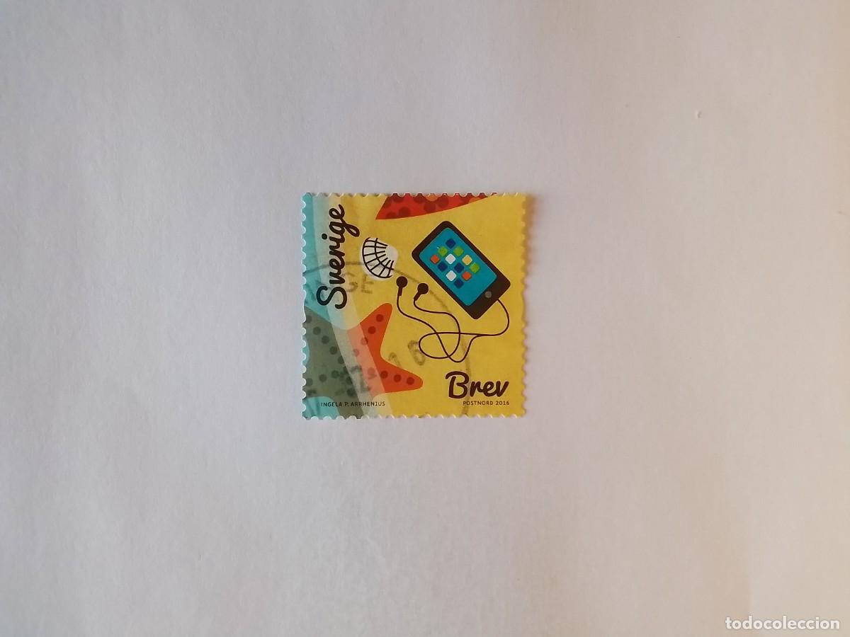 Briefmarken: A&Ntilde;O 2016 SUECIA SELLO USADO