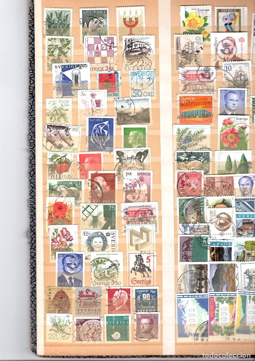 Sellos: Suecia 80 sellos usados
