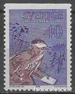 Selos: SUECIA 1968 - CAMPEONATO MUNDIAL DE ORIENTACI&Oacute;N - MNH**