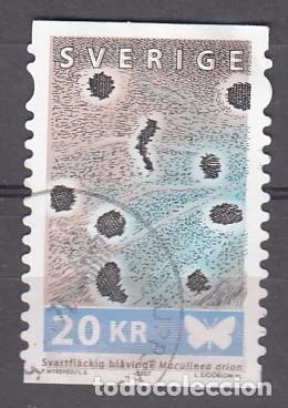 Sellos: SUECIA 2007 - MARIPPOSA MACULINEA ARION