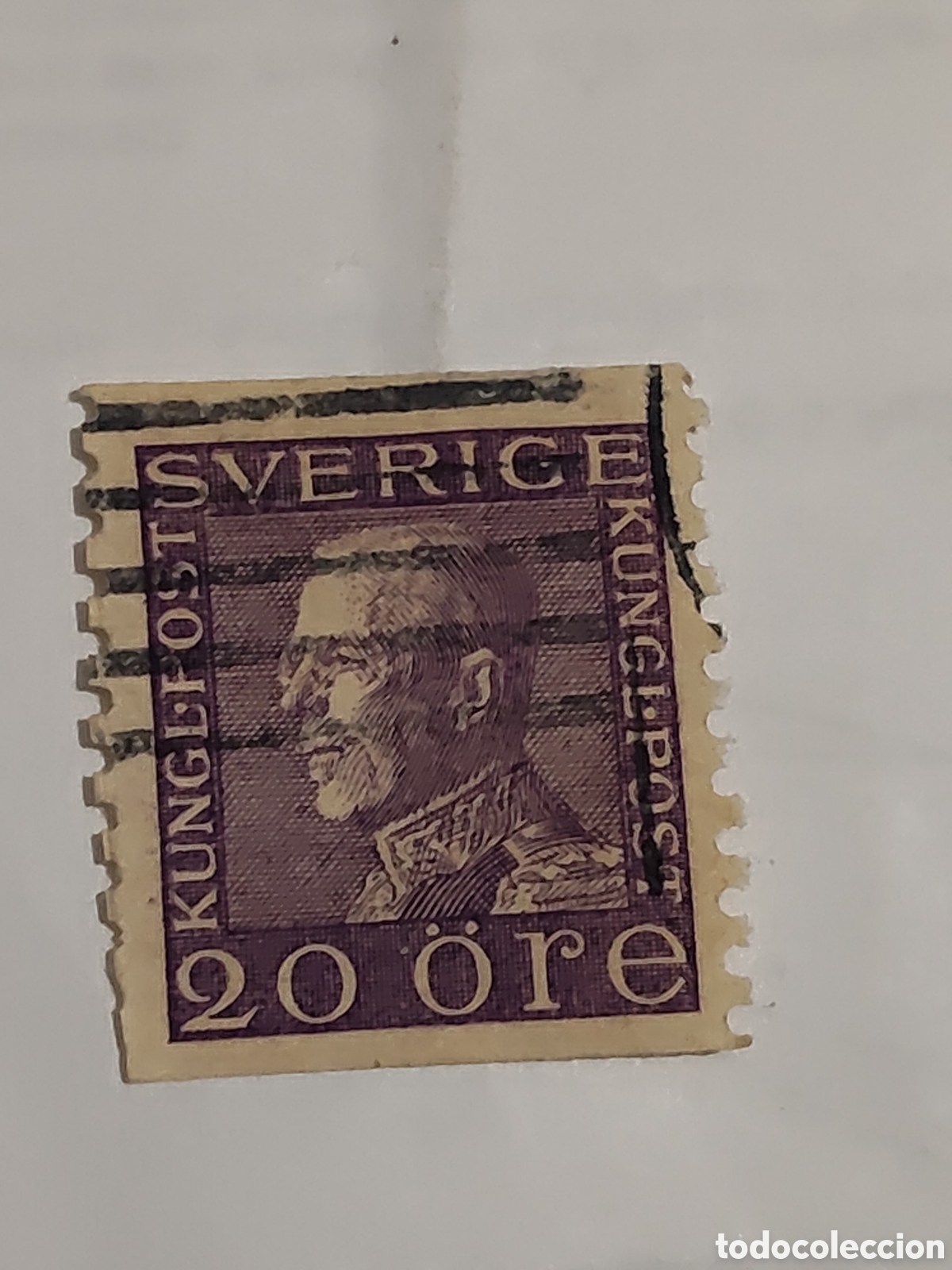 Sellos: Sello de Suecia Rey Gustavo V 1921