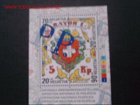 Sellos: SUIZA N&ordm; Yvert HB 30. A&Ntilde;O 2000 - Foto 1
