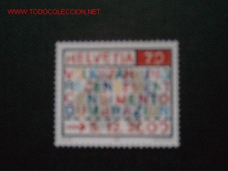 Sellos: SUIZA N&ordm; Yvert 1655. A&Ntilde;O 2000 - Foto 1
