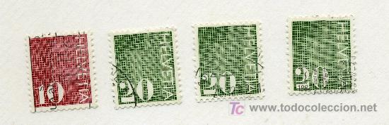Sellos: SUIZA - LOTE DE 4 SELLOS - USADO - Foto 1