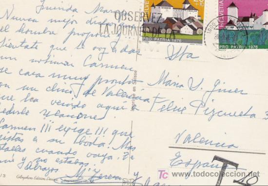 Sellos: SUIZA POSTAL CIRCULADA - Foto 1