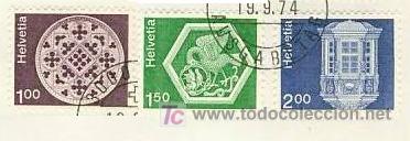 Sellos: Suiza 1974. B&aacute;sicos: Arte - Foto 1