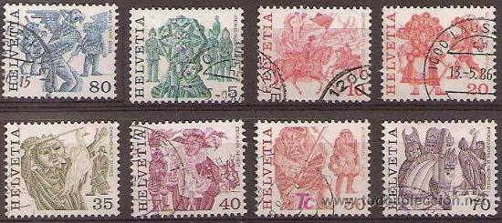 Sellos: Suiza 1977. Folklore - Foto 1