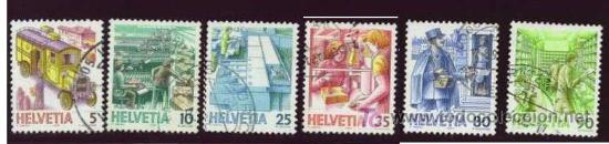 Sellos: Suiza 1986. B&aacute;sicos: Correos - Foto 1