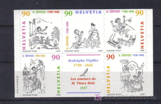 Sellos: SUIZA CARNET RODOLPHE TOPFER - Foto 1