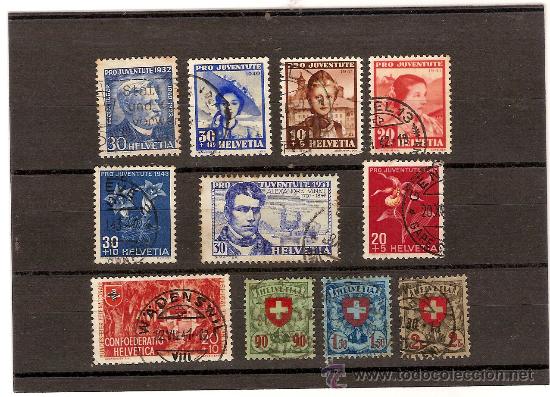 Sellos: CONJUNTO SELLOS DE SUIZA REF001 - Foto 1