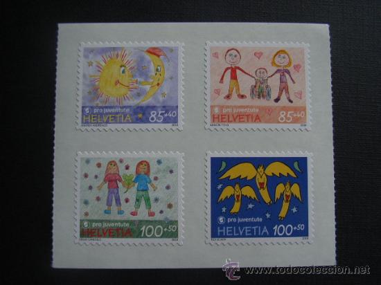 Francobolli: N&ordm; YVERT 2008/1*** A&Ntilde;O 2008  PRO INFANCIA. DIBUJOS INFANTILES