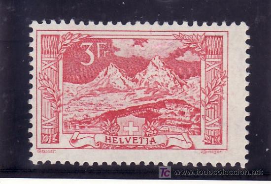 Sellos: suiza 167 con charnela, - Foto 1