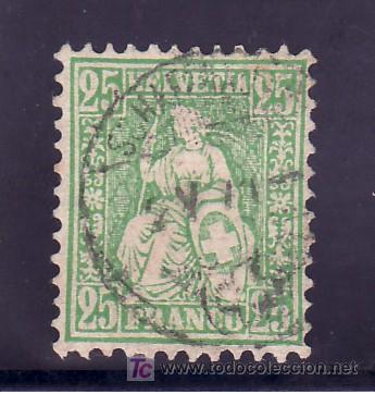 Sellos: suiza 45 usada, - Foto 1