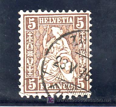 Sellos: suiza 35 usada, - Foto 1