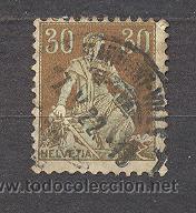 Sellos: SUIZA,1908,  1 SELLOS USADOS - Foto 1