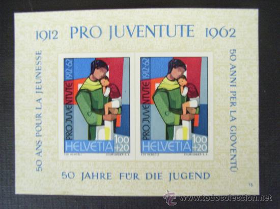 Briefmarken: N&ordm; YVERT HB 18*** A&Ntilde;O 1962. 50 ANIVERSARIO DE LA INSTITUCION PRO JUVENTUD
