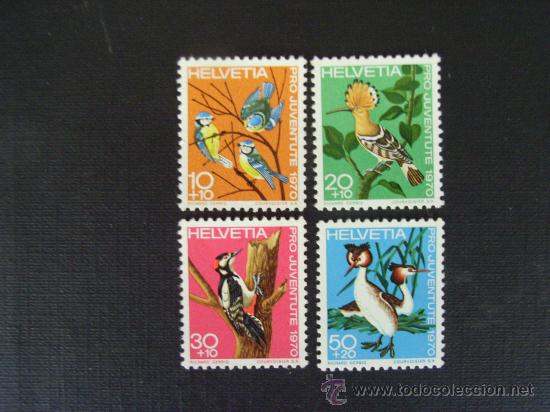 Briefmarken: N&ordm; YVERT 868/1*** A&Ntilde;O 1970  PRO JUVENTUD. AVES