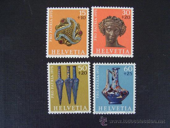 Briefmarken: N&ordm; YVERT 983/6*** A&Ntilde;O 1975. PRO PATRIA, TESOROS ARQUEOLOGICOS