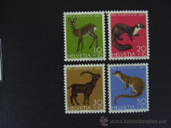 Briefmarken: N&ordm; YVERT 799/2*** A&Ntilde;O 1967  PRO JUVENTUD. FAUNA.