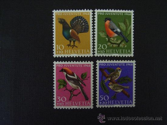 Briefmarken: N&ordm; YVERT 824/7*** A&Ntilde;O 1968  PRO JUVENTUD. AVES