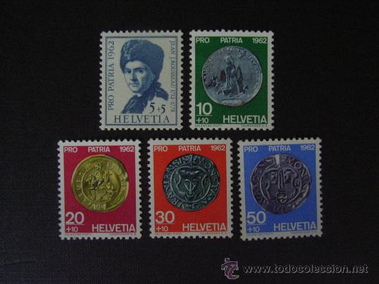 Briefmarken: N&ordm; YVERT 693/7*** A&Ntilde;O 1961  PRO PATRIA. MONEDAS