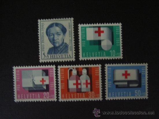 Briefmarken: N&ordm; YVERT 711/5*** A&Ntilde;O 1963  PRO PATRIA. CRUZ ROJA