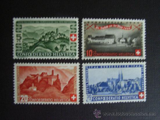 Stamps: N&ordm; YVERT 395/8*** A&Ntilde;O 1944  FIESTA NACIONAL